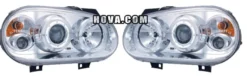 Angel Eyes Strålkastare Krom VW Golf MK4 1998-2003