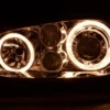 Angel Eyes Strålkastare Krom VW Golf MK4 1998-2003