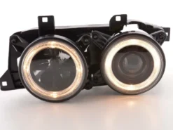 Angel Eyes Strålkastare Svart BMW E32/E34 Sedan & Touring