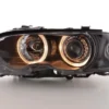Angel Eyes Strålkastare Svart BMW 3-Serien E46 Coupe/Cabriolet 1999-09.2001