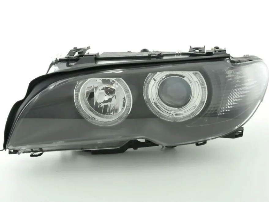 Angel Eyes Strålkastare Svart BMW 3-Serien E46 Coupe/Cabriolet 2003-2005