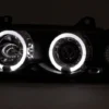 Angel Eyes Strålkastare Svart BMW 3-Serien E36 Sedan/Touring 1991-1998