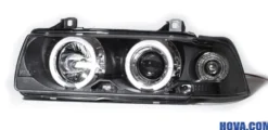 Angel Eyes Strålkastare Svart BMW 3-Serien E36 Sedan/Touring 1991-1998