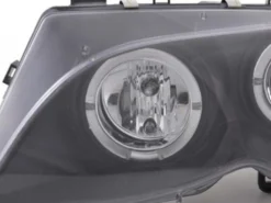 Angel Eyes Strålkastare Svart BMW 3-Serien E46 Sedan/Touring 2001-2005