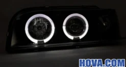 Angel Eyes Strålkastare Svart Volvo 850/855 1994-1997