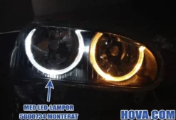 Angel Eyes Strålkastare Svart VW Golf MK3 1991-1997