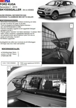 Artfex Lastgaller / Hundgaller Ford Kuga I 2008-2013