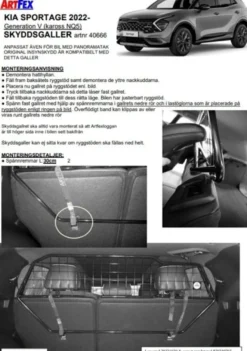 Artfex Lastgaller / Hundgaller Kia Sportage NQ5 2022->
