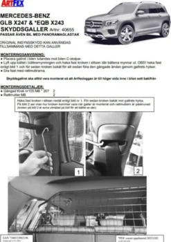 Artfex Lastgaller / Hundgaller Mercedes X147 GLB