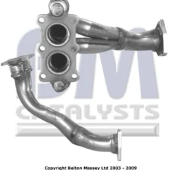 AVGASRÖR FRAM till SEAT Ibiza Toledo VW Golf Passat Vento