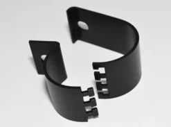 Avtagbart fäste för extraljus (3mm), 70mm [Svart]