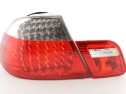 Baklampor LED Krom/Röd BMW 3-Serien E46 Cabrio 1999-2003