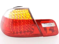 Baklampor LED Krom/Röd BMW 3-Serien E46 Cabrio 1999-2003