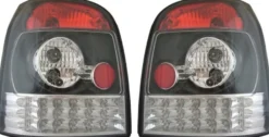 Baklampor LED Svart Audi A4 (B5/8D) Avant 1994-2001