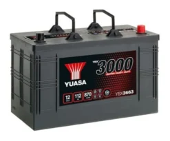 Bilbatteri SMF Yuasa YBX3663 12V 112Ah 870A