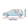 Bilöverdrag Basic Garage L1 Hatchback 405–430 cm – Ljusgrå