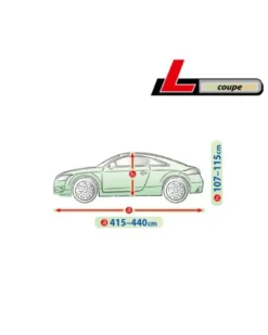 Bilöverdrag Membrane Garage L Coupe 415–440 cm – Grön
