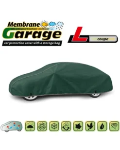 Bilöverdrag Membrane Garage L Coupe 415–440 cm – Grön