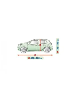 Bilöverdrag Mobile Garage M SUV 400–420 cm – Grå