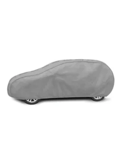 Bilöverdrag Optimal Garage L1 Hatchback/Kombi 430–455 cm – Grå