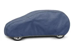 Bilöverdrag Perfect Garage M1 Hatchback 355–380 cm – Marinblå