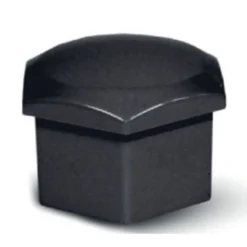 Blank Svart Hjulmutterkåpa 21mm