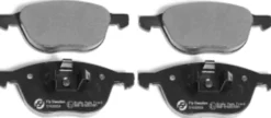 Bromsbeläggssats, skivbroms Fram Volvo V40, S40, V50, C70, C30