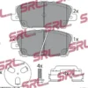 Bromsbeläggssats, skivbroms till HONDA CIVIC