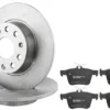Bromssats, skivbroms bakaxel 272 mm Audi A1/A3, VW Golf VI