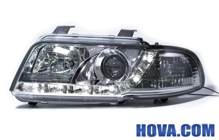 Devil Eyes Strålkastare Krom Audi A4 (B5/8D) 1994-1999