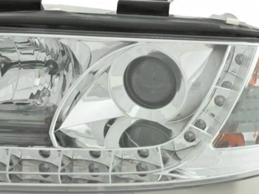 Devil Eyes Strålkastare Krom Audi A6 (C5/4B) 2001-2004