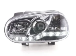 Devil Eyes Strålkastare Krom VW Golf MK4 1997-2004