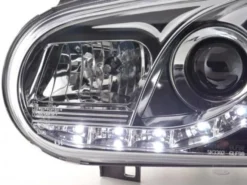 Devil Eyes Strålkastare Krom VW Golf MK4 1998-2003