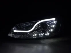 Devil Eyes Strålkastare Krom VW Jetta MK6 2010-2013