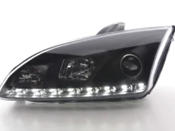Devil Eyes Strålkastare Svart Ford Focus MK2 2004-2008