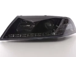 Devil Eyes Strålkastare Svart Skoda Octavia MK2 (1Z) 2004-2008