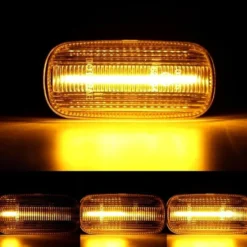 Dynamisk Led Skärmblinkers Vit Audi A3 A4 A6