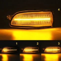 Dynamisk LED Spegelblinkers Volvo V70, C70, S80, S60, V50, V40, S40, C30