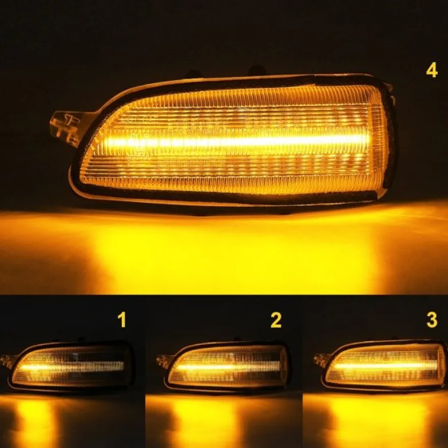 Dynamisk LED Spegelblinkers Volvo V70, C70, S80, S60, V50, V40, S40, C30