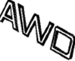 Emblem ''AWD'' Volvo V70, XC70, XC90, S40N/V50, XC60, S80