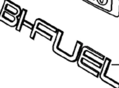 Emblem ''BI-FUEL'' Volvo V70, XC70, S40/V40