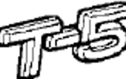 Emblem ''T5'' Volvo 850, 855