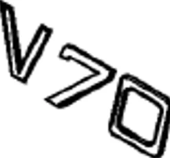 Emblem ''V70'' Volvo V70 1997-2000