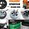FoliaTec Sprayfilm Antracit-Grå 1x Burk 400ml (ca 2st fälgar)