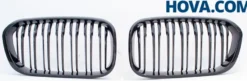 Grillar/Njurar Blank Svart BMW M-look 1-Serien F20, F21