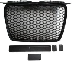 Grill Blank-Svart Audi A3 8P 2003-2008