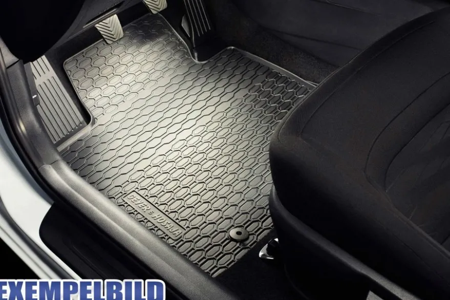 Gummimatta Svart Citroen Berlingo MK2 / Peugeot Partner MK2 2st
