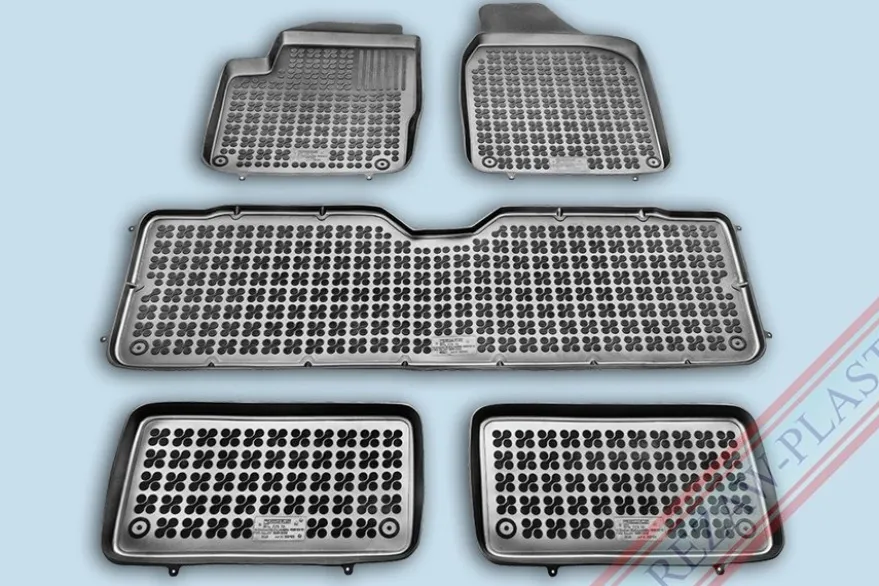 Gummimatta Svart Ford Galaxy, Seat Alhambra, VW Sharan