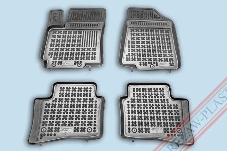 Gummimatta Svart Kia Rio III 2011-2017