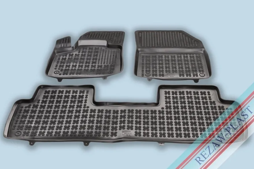 Gummimatta Svart Peugeot 5008 II 2017-2024 - 7-sits